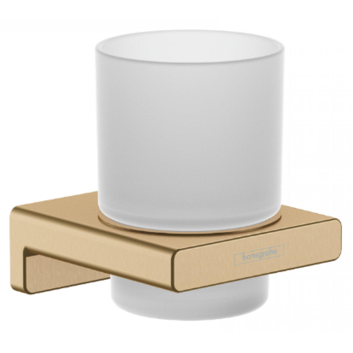 Hansgrohe 41749147 AddStoris 牙刷筒 - 拉絲古銅，壁掛式